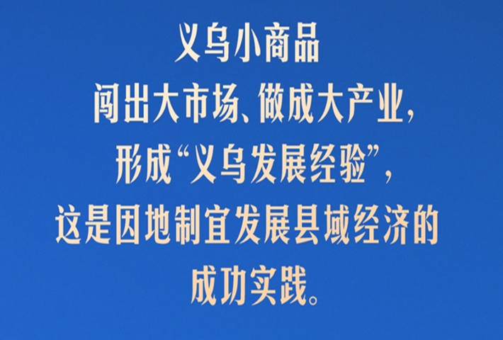 把“义乌发展经验”进一步总结好运用好