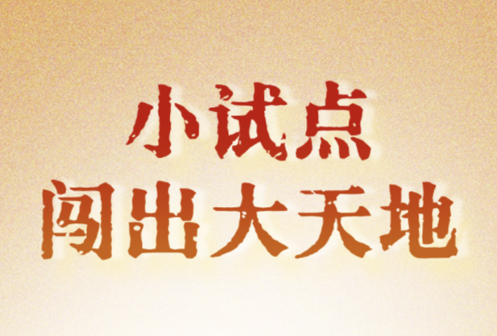 小试点闯出大天地