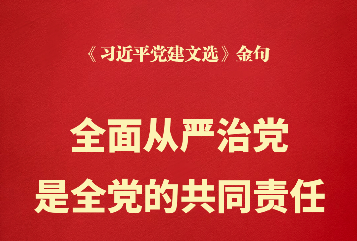 全面从严治党是全党的共同责任